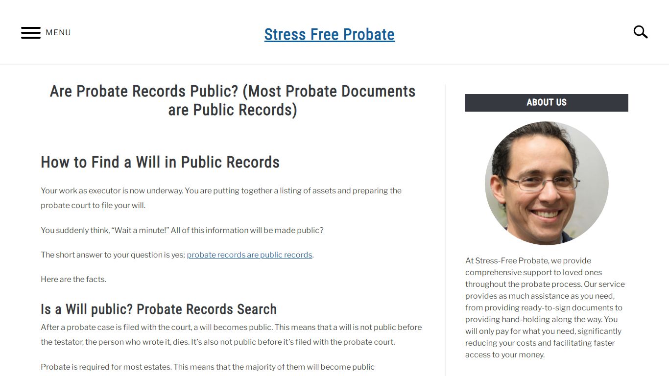 Are Probate Records Public? (Most Probate Documents are Public Records ...